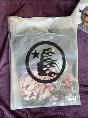 Men's Graphic Shirt - Black & Pink Tie-Dye Design